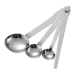 18-0計量スプーン 3本組(ヘラ付)