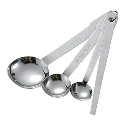 18-0計量スプーン 3本組(ヘラ付)