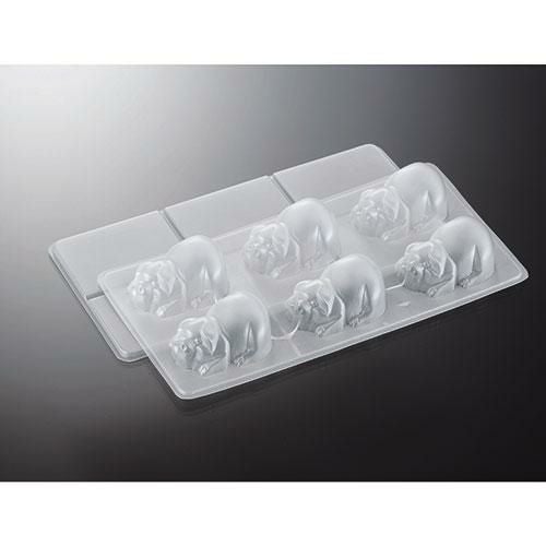 CSゼリー型6P 黄金豚[台座付]