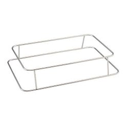 ビュッフェ用角型フードパン16インチ用ワイヤースタンド