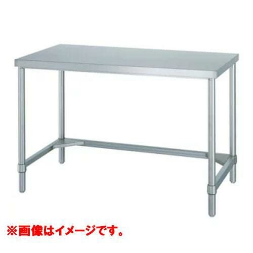 型式：WTN-12045【シンコー】アジャスト付･三方枠仕様 作業台 奥行：450mm【組立式】