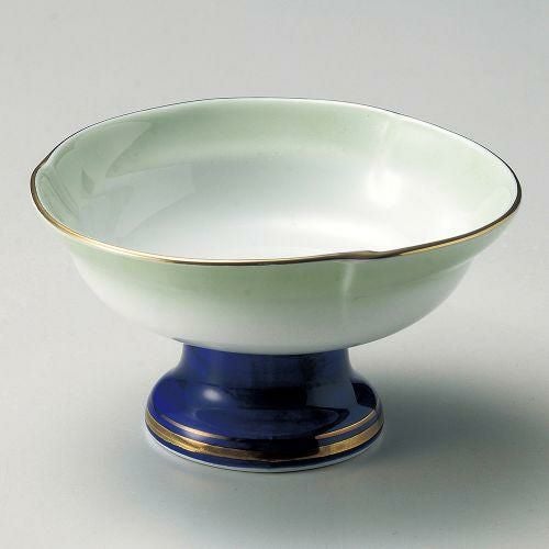 ヒワ吹ルリ浜高台小鉢 φ12.2×7.2cm 061-119