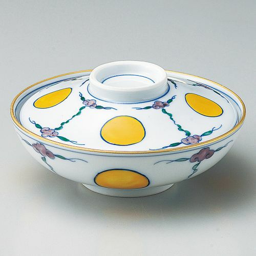 珱珞交趾紋平蓋向 φ15.3×7.8cm 105-069