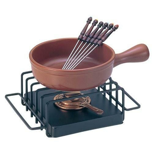 チーズフォンデュセット Tー210 陶器鍋付