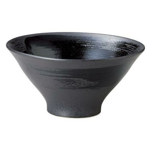 黒御影黒刷毛6.5薄筋高ハマ丼 φ20×10cm(1100cc) 425-659