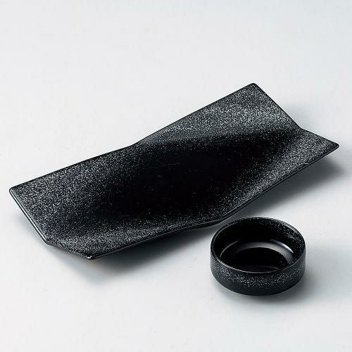 銀河四方上長角皿 23×11.2×2.2cm 026-409