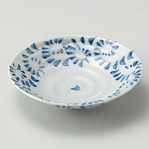 手造り唐草青平鉢 φ16.6×4cm 046-049