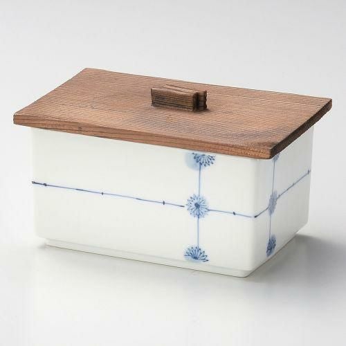 十文字小花長角鉢 12.5×8.5×6.5cm 111-309