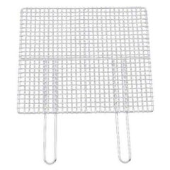 EBM ダブルハンドル 焼アミ クロームメッキ 45cm