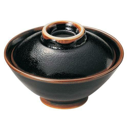 柚子天目のり茶 φ15.5×10cm 407-189