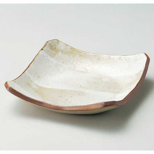 白油滴刷毛正角6寸鉢 17.6×17.6×4.2cm 046-159