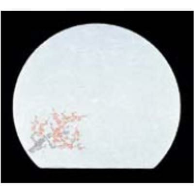 尺三 半月 懐石まっと 抗菌遠赤和紙（100枚入） WH-14 梅 2月から3月 【同梱グループA】