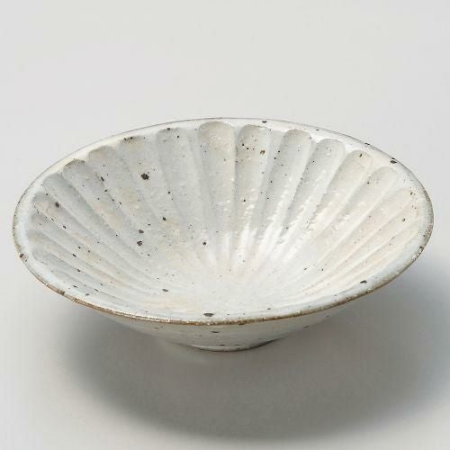 粉引太そぎ反5.5鉢 φ17.4×5.2cm 042-119