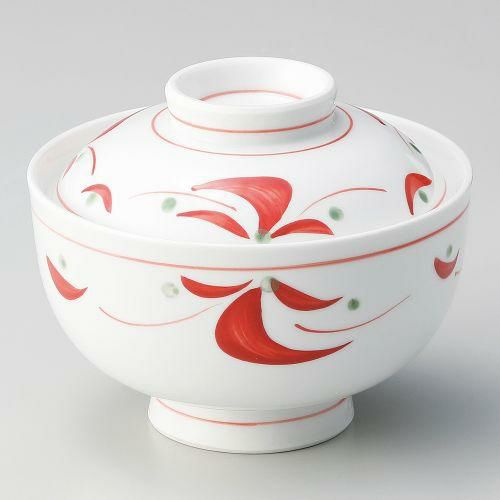 赤絵円菓子碗 φ12.2×10cm 109-209