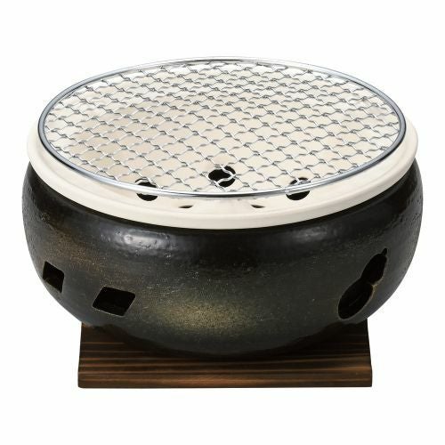 伊勢コンロ丸7号(金網・敷板付) φ20×10cm 393-079