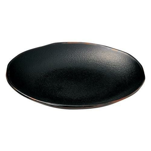 柚子天目丸8.0皿 φ25×3.5cm 407-069