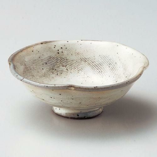 粉引櫛目反小鉢 φ13×4.8cm 064-169