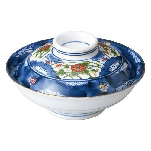 錦古伊万里蓋向 φ17.5×9cm 106-069