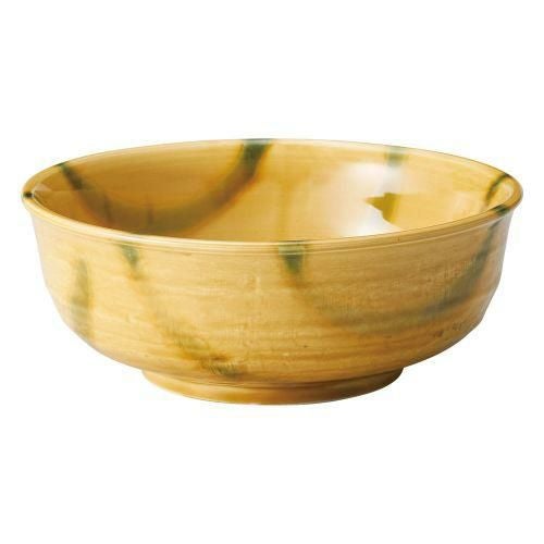 黄交趾6.8ラーメン丼 φ19.7×7.3cm 434-129