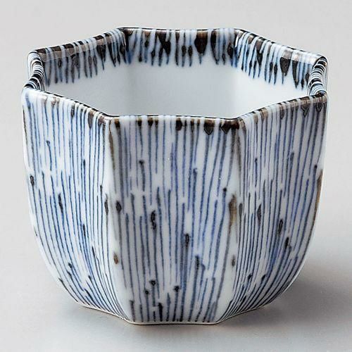 八角十草小鉢 8.5×7.5×6.2cm 082-079