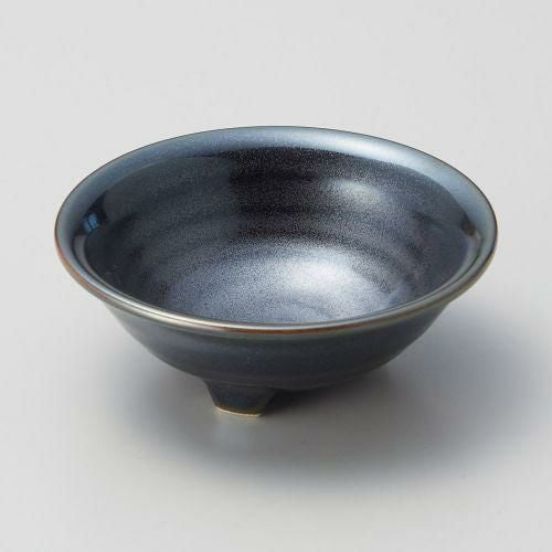 鉄結晶三ツ足ミニ小鉢 φ9.8×3.5cm 023-368 (10個入) 