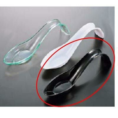 ソリア リアルトカーブハンドルスプーン(50枚入) ブラック