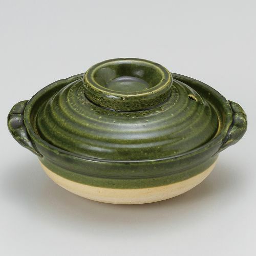 織部5号鍋 17×φ15×9cm(400cc)(身5.5cm) 386-149