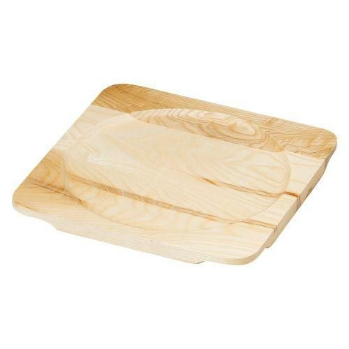 白木正角木台Iφ220 25×25×H1.5cm 390-249