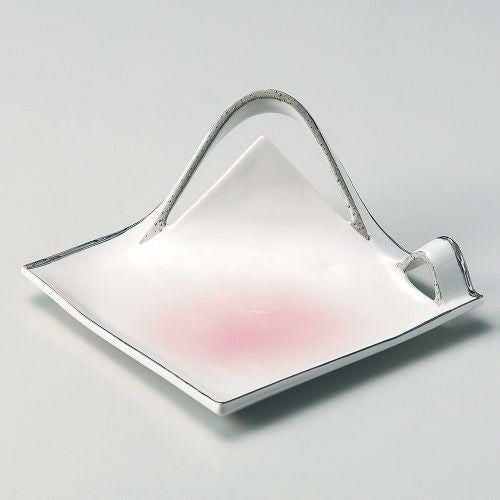 プラチナ片上り向付 18×18×8.3cm 036-109