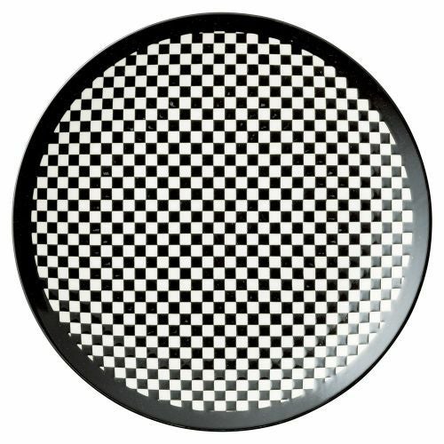 E-スクエアブラック28.5cm皿 φ28.4×3.3cm 465-069