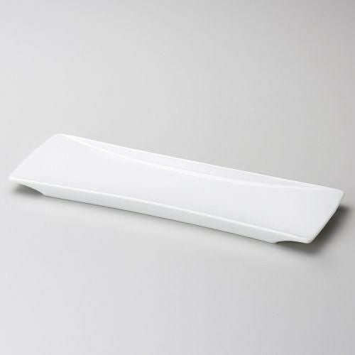 白31cm長角プレート 31×13×1.7cm 135-149
