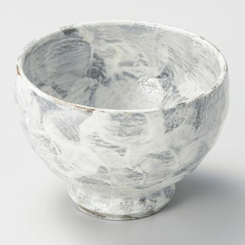 白刷毛タタキ高台小鉢 φ10×7.3cm(280cc) 064-199