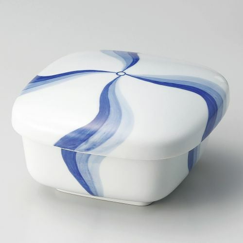 流水角蓋物 12.5×12.5×8.5cm 107-109