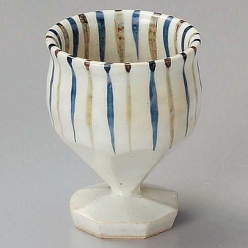 内外十草高台盃 φ5.7×8cm 089-069