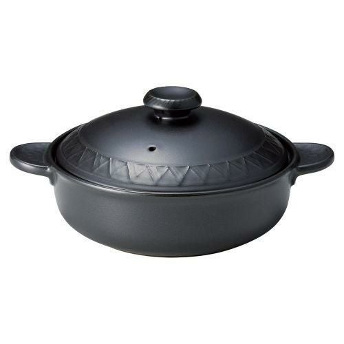 ブラックセラムシチュー鍋(大) 33×φ25×14cm(身7.8cm)(2200cc) 537-019