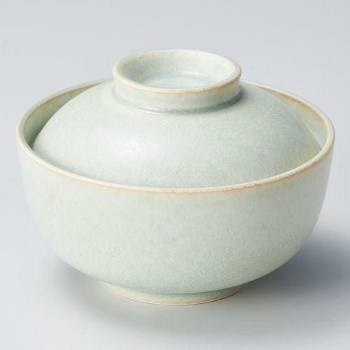 ラポール円菓子碗(緑銀) φ11.8×7.7cm 108-149