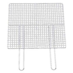 EBM ダブルハンドル 焼アミ クロームメッキ 65cm