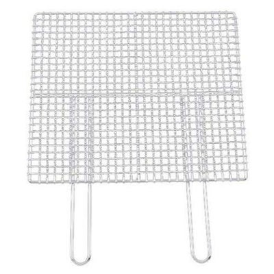 EBM ダブルハンドル 焼アミ クロームメッキ 65cm