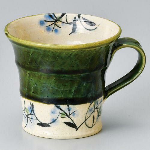 織部草花マグ φ9.5×8.4cm(300cc) 551-229