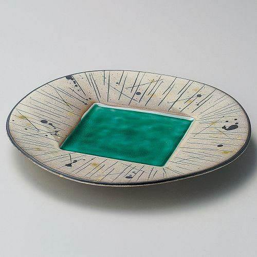 雨音80前菜皿 φ24.8×3cm 197-109