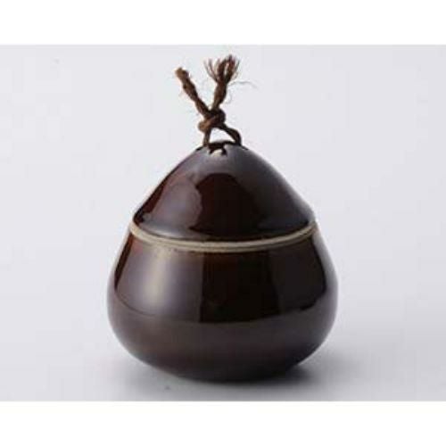 アメ釉くり蒸小 φ8.5×8.8cm(150cc) 113-299