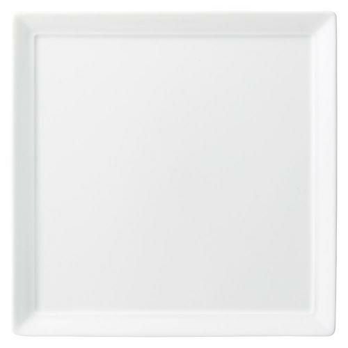 白磁オードブル30cm四角皿 30×30×1.3cm 482-099