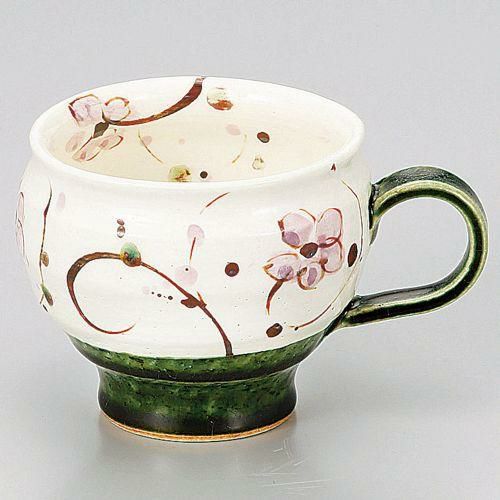 織部花唐草マグ φ8.7×7.6cm(300cc) 551-189