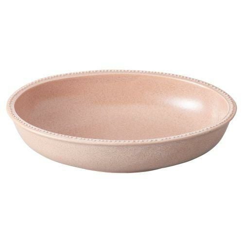 ドットカラーピンクオーバルボール小 22.5×15.5×5cm 467-169