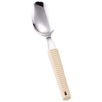 18-8 味道楽 デザートスプーン アイボリー