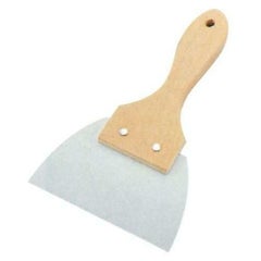 木柄 三角ゴムヘラ 大 448