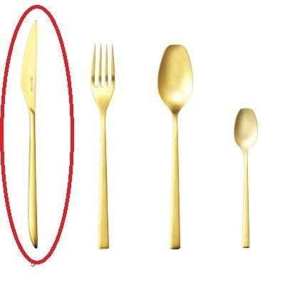 ディナーナイフ （マットゴールド）