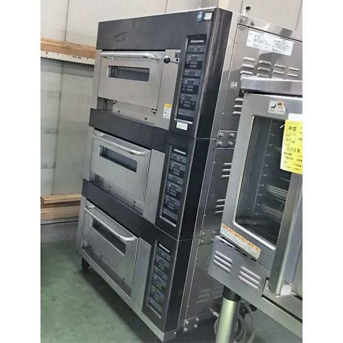 業界最長1年保証】【中古】ガススーパーオーブン 北沢産業 KSGN-633Y-B