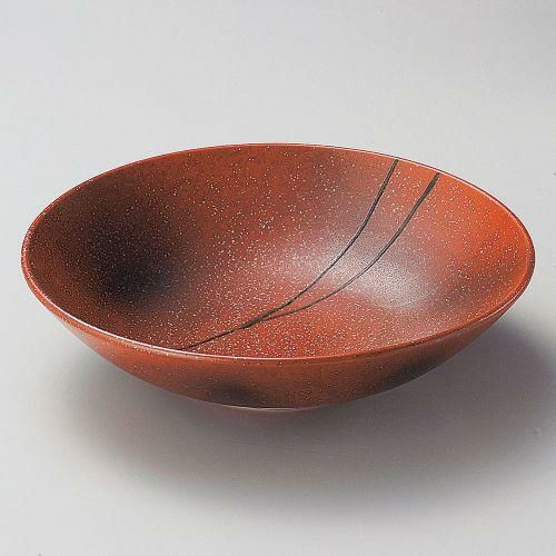 赤伊賀27cm鉢 φ27×7.1cm 244-039