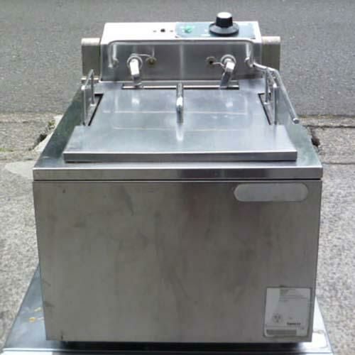 中古】卓上電気フライヤー ホシザキ FL-8TB 幅265×奥行441×高さ321
